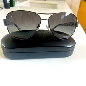 Coach Kristina Aviator Sunglasses 59mm